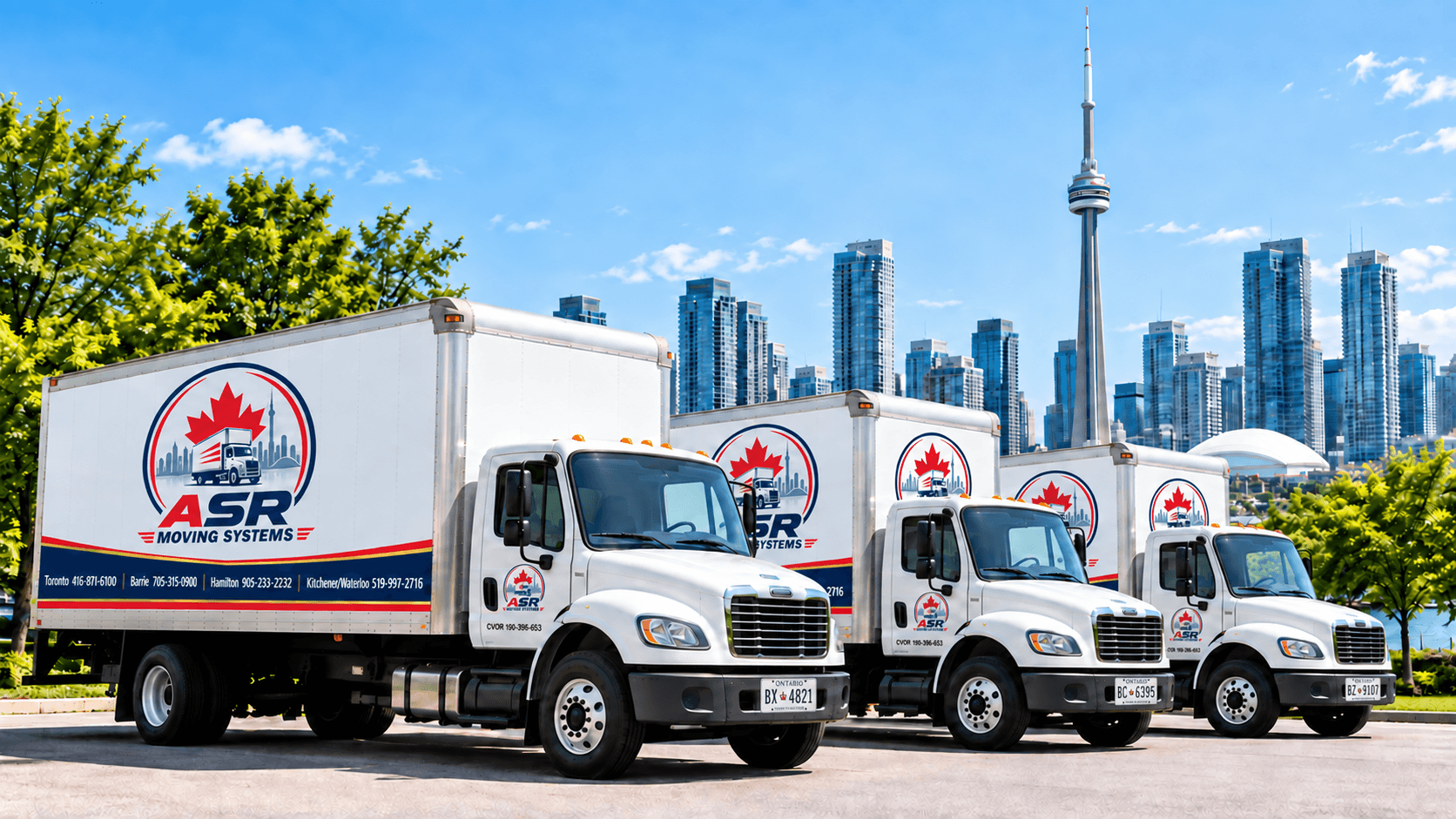 ASR Moving Systems fleet serving Barrie