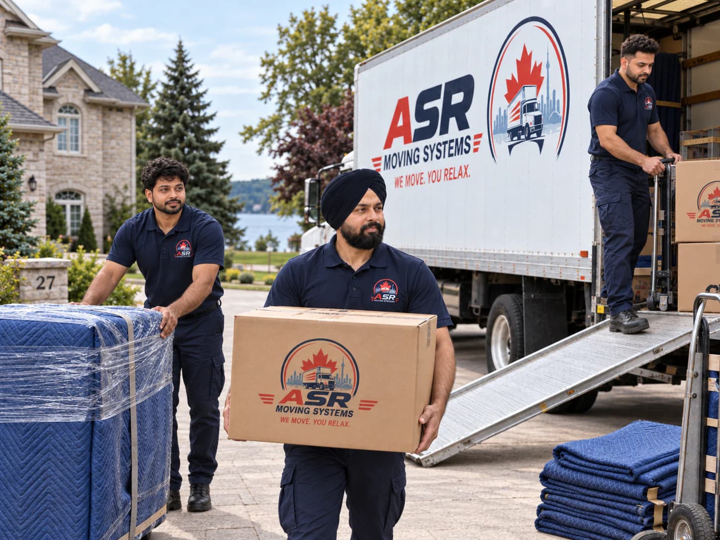 ASR Moving Systems team serving Ajax