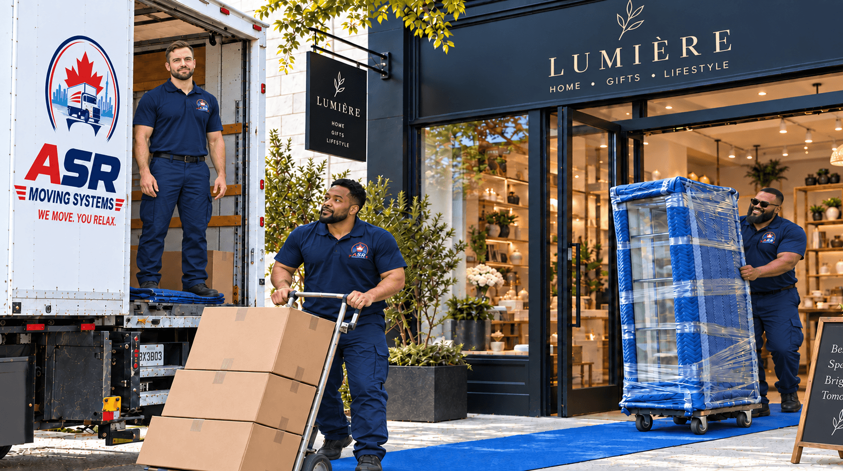 Retail & Business Moving with ASR Moving Systems