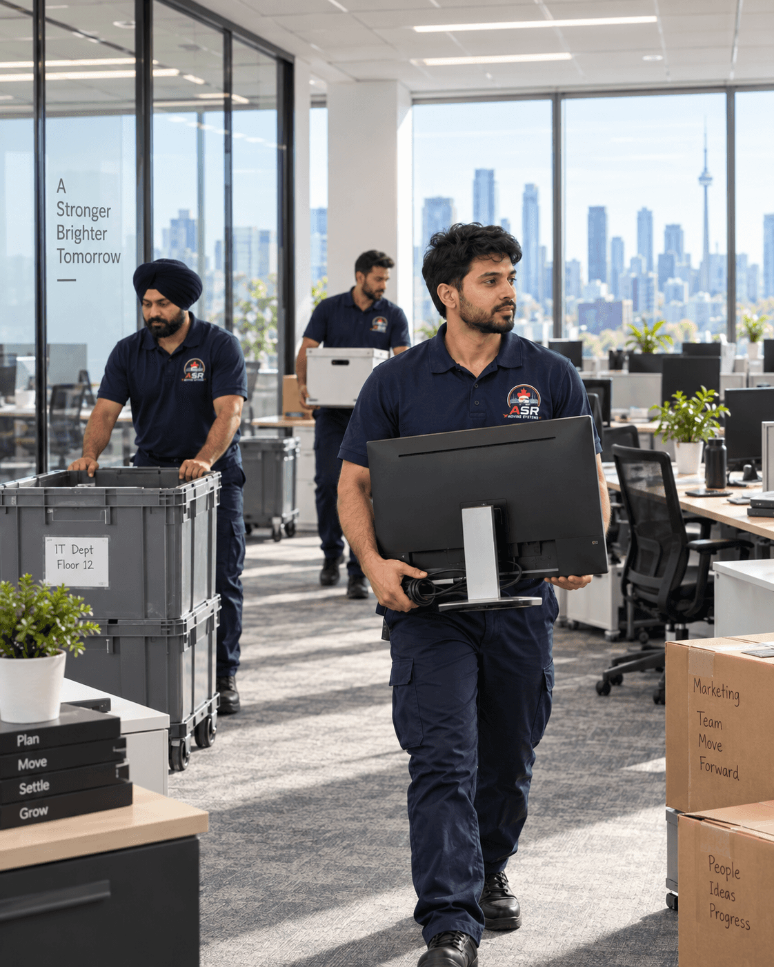 Office Moving by professional ASR movers in the Toronto area
